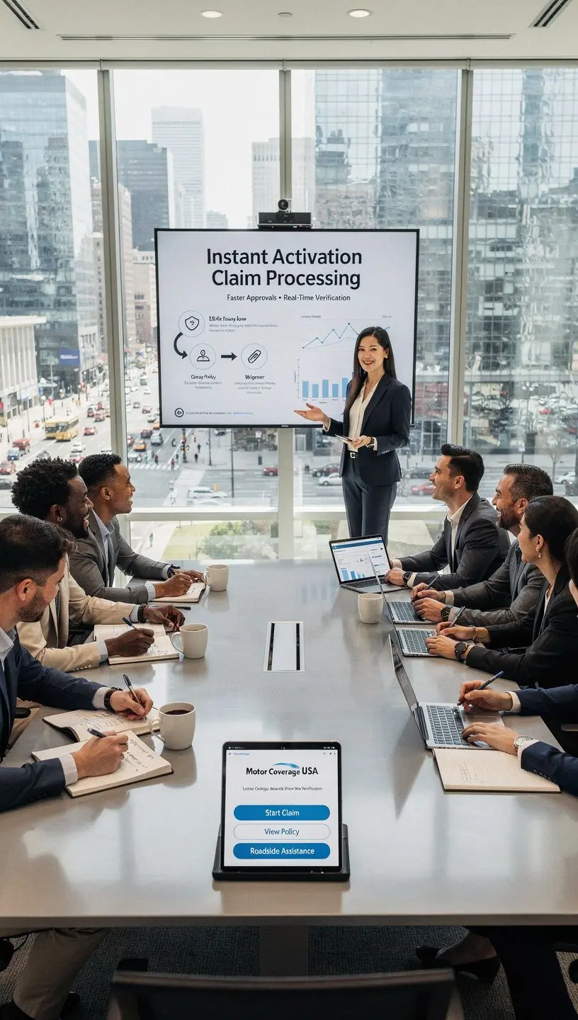 Демонстрация процесса подачи заявки на страхование с моментальным одобрением и активацией.